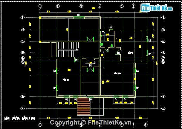 BT 3 tầng đẹp,BT 3 tầng 19x16m,bt 3 tầng